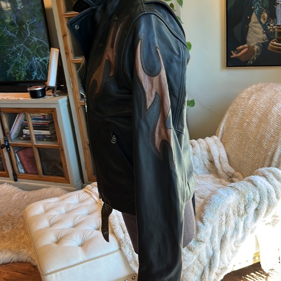 Harley Davidson motorcycle jacket & vest 2 piece - Picture 5 of 16